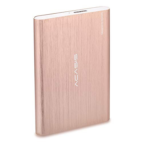80GB Portable External Hard Drive USB3.0 Hard Disk 2.5 inch  HDD Storage Devices Desktop Laptop _Gold_