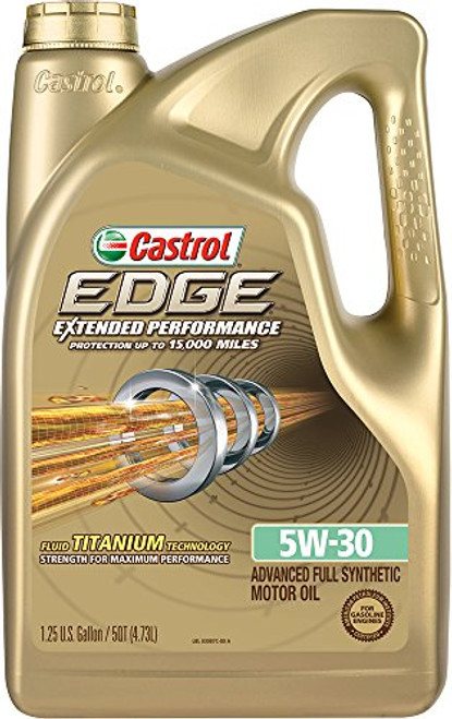 Castrol 03087 EDGE Extended Performance 5W-30 Advanced Full Synthetic Motor Oil, 5 Quart Castrol 03087 EDGE Extended Performance 5W-30 Advanced Full Synthetic Motor Oil, 5 Quart