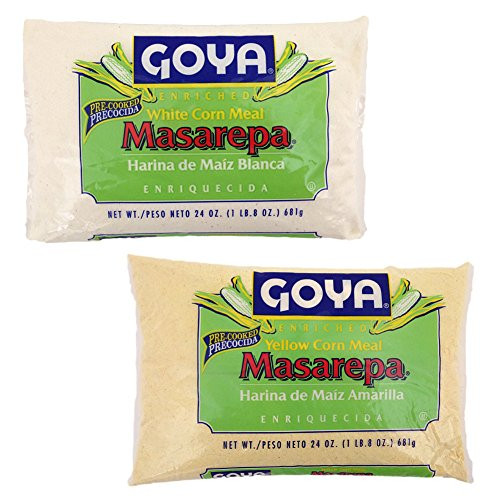 Goya Masarepa Yellow and White Corn Meal Bundle _ _2 Items_ Goya Masarepa Yellow and White Corn Meal Bundle _ _2 Items_