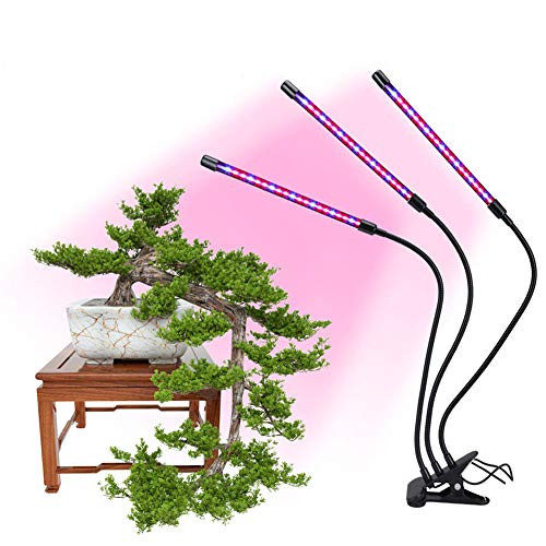 Grow Light_ Plant Light 45W LED 9 Dimmable Levels Plant Grow Lights with Red Blue Spectrum for Indoor Plants 360  Adjustable Gooseneck 3 9 12H Timer 3 Switch Modes