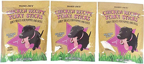 Trader Joe's Chicken Recipe Jerky Sticks 6 Oz Pack of 3
