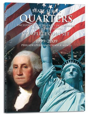 Harris Coin Folder _ State Series Quarters 1999_2009 Large Format