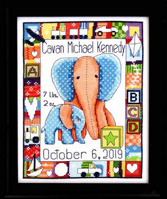 New Baby Boy Cross Stitch Chart