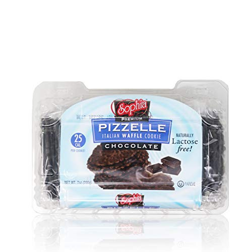 Sophia Pizelle Waffle Cookies _ Chocolate 7oz _2_pack_