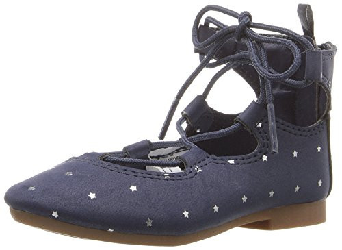 OshKosh B'Gosh Karlie Girl's Flat_ Navy_ 7 M US Toddler