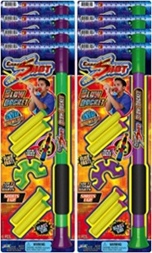 JA-RU Cyber Blow Rocket Party Favor Bundle Pack