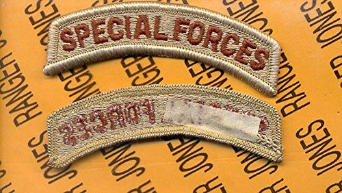 US Army Special Forces Desert DCU TAB Patch m e