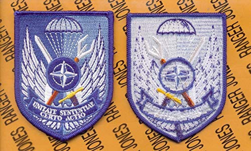 US Army Special Operations Detachment NATO Airborne Patch m e