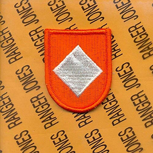 US Army 50th Signal Bn Airborne Beret Flash Patch Small Diamond m e