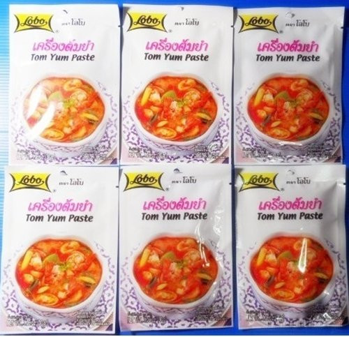 6 Pack Lobo Tom Yum Paste 30g Thai Herbal Food Delicious DIY _30X6_g 6 Pack Lobo Tom Yum Paste 30g Thai Herbal Food Delicious DIY _30X6_g