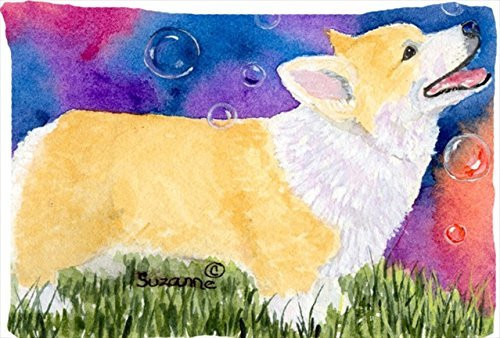 Caroline's Treasures SS8751PILLOWCASE Corgi Moisture Wicking Fabric Standard Pillowcase, Large, Multicolor