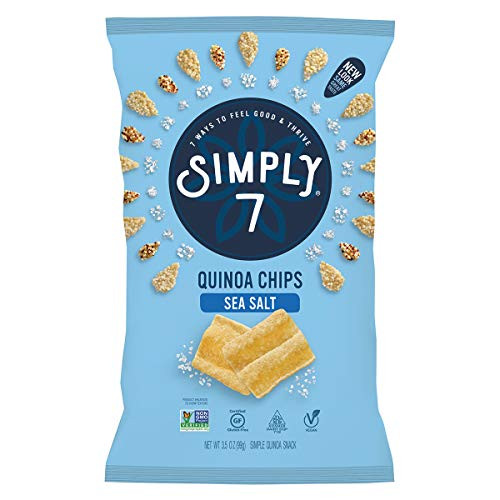 Simply7 Gluten Free Quinoa Chips_ Sea Salt_ 3.5 Ounce
