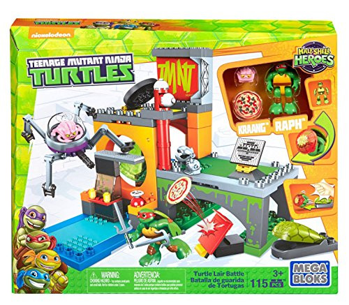 Mega Bloks Teenage Mutant Ninja Turtles Half-Shell Heroes Turtle Lair Battle