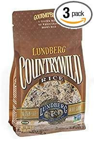 Lundberg Countrywild Rice Gluten Free Whole Grain 16 Oz. Pk Of 3.