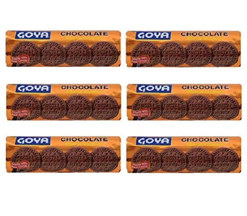 GOYA Maria Chocolate Cookies 200 gr. _ 7 oz. _ 6 PACK.