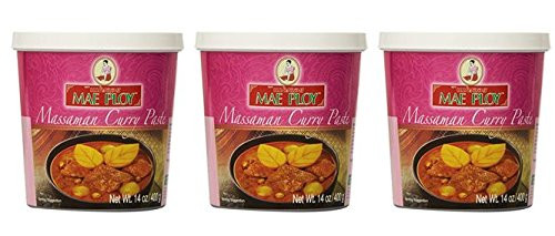 Mae Ploy Thai Matsaman _Massaman_ Curry Paste _ 14 oz jar _Pack of 3_