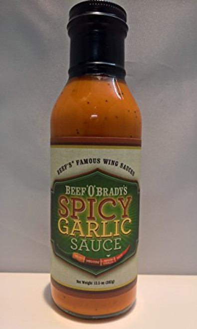 Beef O Brady's Spicy Garlic Sauce _ Chicken Wing Sauce _ Marinade _ 2 Pack