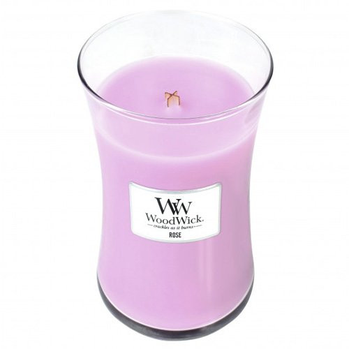 ROSE - WoodWick 22oz Large Jar Candle Burns 180 Hours