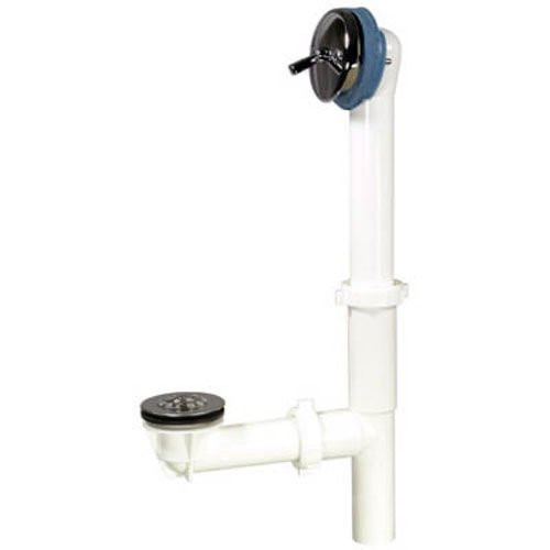 plumb pak corporation 64w_k White_ Plastic Trip Lever Bath Drain Assembly