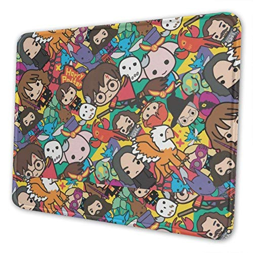 Cute H_P Mouse Pad Mouse Pad Gaming Mouse Pad Rubber Mouse Mat Mouse Pad with Stitched Edge Non_Slip Rubber Base Small Mousepad for Home