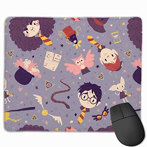 Cute H_P The Mouse Pad Mouse Pad Gaming Mouse Pad Rubber Mouse Mat Mouse Pad with Stitched Edge Non_Slip Rubber Base Small Mousepad for Home