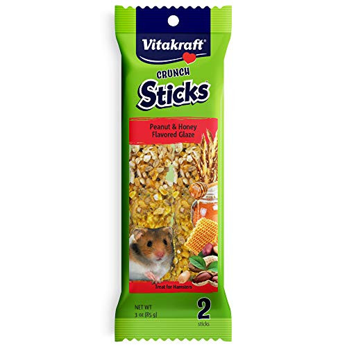 Vitakraft Hamster Whole Grains and Honey Treat Sticks Glazed With Yogurt 2 Pack_ 3 Ounce Vitakraft Hamster Whole Grains and Honey Treat Sticks Glazed With Yogurt 2 Pack_ 3 Ounce