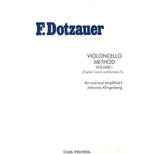 Carl Fischer Dotzauer Violoncello Method Volume 1 _Cello_