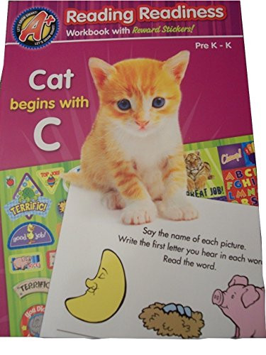 A Plus  Educational Workbooks ~ Reading Readiness  Cat Begins with C _Grade Pre K_K_ _Free Educational App Download_