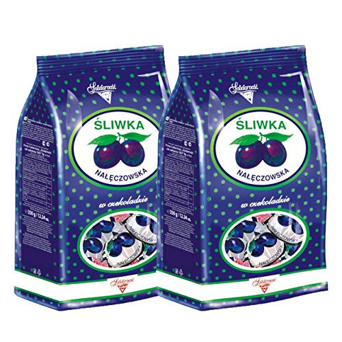 Solidarnosc Candied Plums in Dark Chocolate Sliwka Naleczowska _Pack of 2_ Solidarnosc Candied Plums in Dark Chocolate Sliwka Naleczowska _Pack of 2_