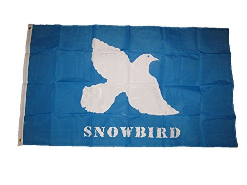 K's Novelties 3x5 Snowbird Snow Bird Flag 3x5 Brass Grommets