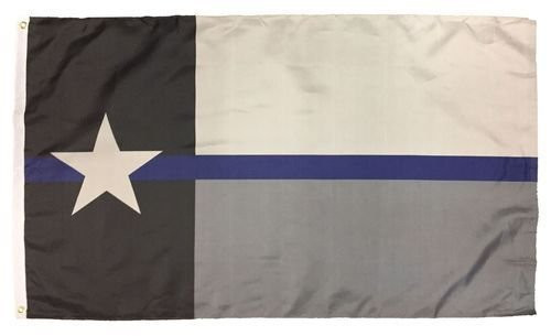 K's Novelties 3x5 State of Texas Thin Blue Line Police Flag 3x5 Brass Grommets K's Novelties 3x5 State of Texas Thin Blue Line Police Flag 3x5 Brass Grommets