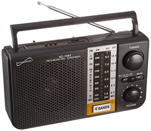 Supersonic SC_1085 5 Band AM FM SW1 SW2 TV Radio