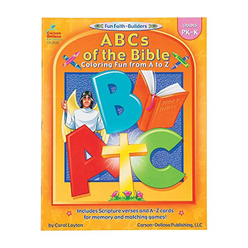 Fun Express Abc's of The Bible Coloring Book Pk_K _ 1 Piece _ Educational and Learning Activities for Kids Fun Express Abc's of The Bible Coloring Book Pk_K _ 1 Piece _ Educational and Learning Activities for Kids