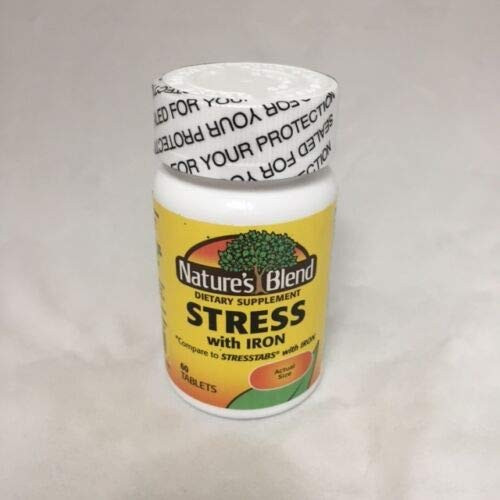 NAT B STRESS FORMULA W IRON TB 60
