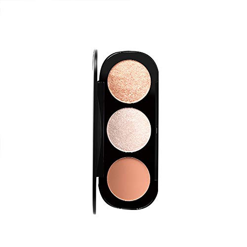 Lethez Three Colors Blush Gloss and Color Blush  and  Highlighter Blush Palette _B_