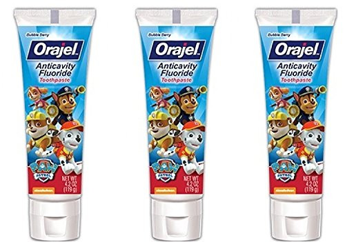 Orajel PAW Patrol Anticavity Fluoride Toothpaste 4.2 Oz _Pack Of 3_ Orajel PAW Patrol Anticavity Fluoride Toothpaste 4.2 Oz _Pack Of 3_