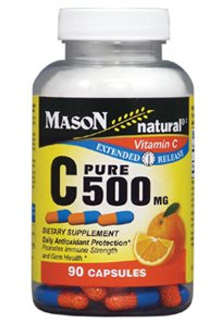 MASON NATURAL_ Mason Vitamin C 500mg Extended Release 90 Capsules MASON NATURAL_ Mason Vitamin C 500mg Extended Release 90 Capsules