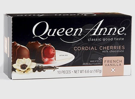 QUEEN ANNE Cordial French Vanilla 6.6 OZ Box. Pack of 2