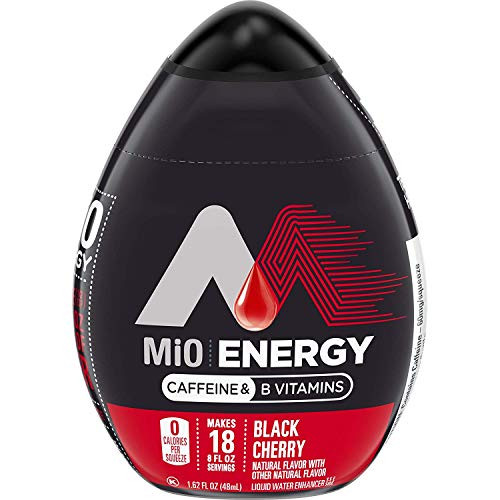 MiO Energy Black Cherry Liquid Water Enhancer_ Caffeinated_ 1.62 fl oz _pack of 3_