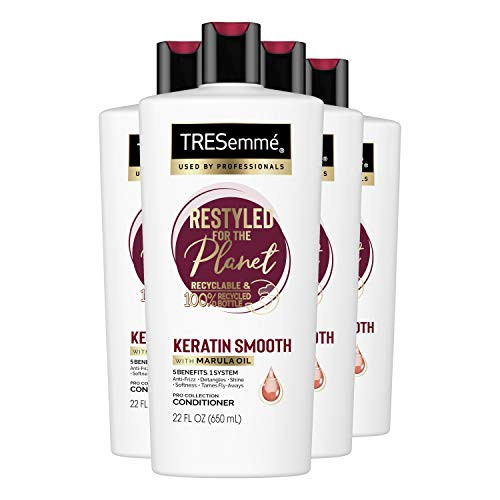 TRESemme Conditioner Tames and Moisturizes Dry Hair Keratin Smooth with Keratin and Marula Oil Keratin Smooth for Professional Quality Salon_Healthy Look and Silky Smooth Hair 22 oz 4 Count TRESemme Conditioner Tames and Moisturizes Dry Hair Keratin Smooth with Keratin and Marula Oil Keratin Smooth for Professional Quality Salon_Healthy Look and Silky Smooth Hair 22 oz 4 Count