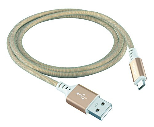 Ventev chargesync Alloy Cable, USB Type A-C, 4ft, Gold