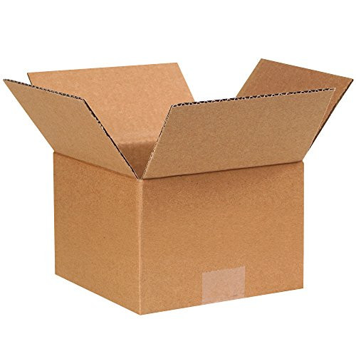 BOX USA B775 Corrugated Boxes, 7"L x 7"W x 5"H, Kraft (Pack of 25)