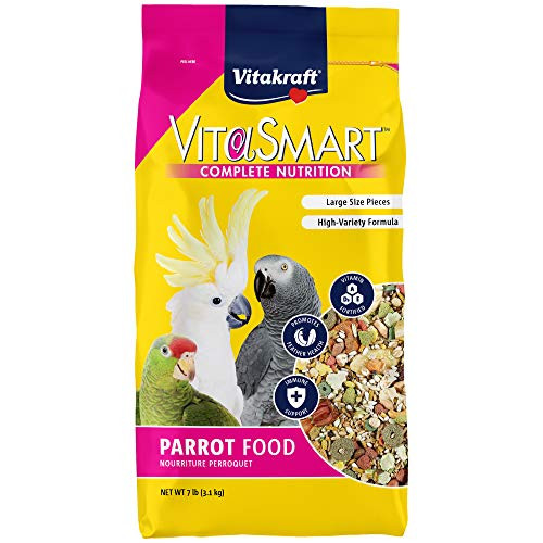 Vitakraft Vitasmart Parrot Food_ High Variety Formula _ 7Lbs
