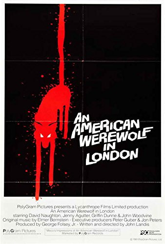 an American Werewolf in London Poster Movie _27 x 40 Inches _ 69cm x 102cm_ _1981_ _Style G_
