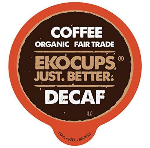 EKOCUPS Artisan Organic Decaf Coffee, Light Roast in, Raspberry Dried Fruit,Recyclable Single Serve Cups for Keurig K-cup Brewers,40 count EKOCUPS Artisan Organic Decaf Coffee, Light Roast in, Raspberry Dried Fruit,Recyclable Single Serve Cups for Keurig K-cup Brewers,40 count