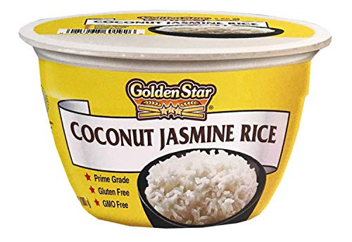 Golden Star Coconut Jasmine Microwavable Rice Bowls_ Six Pack Golden Star Coconut Jasmine Microwavable Rice Bowls_ Six Pack