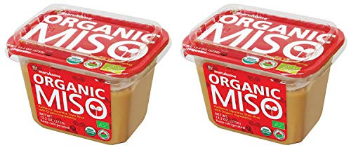 Marukome Organic Broth_ Miso_ 13.2 Ounce Pack of 2