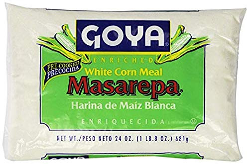 Goya Pre _ Cooked Corn Meal _white_ Masarepa 24 oz Pack of 3 Goya Pre _ Cooked Corn Meal _white_ Masarepa 24 oz Pack of 3