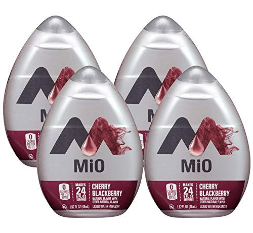 MiO Cherry Blackberry Liquid Water Enhancer_ 1.62 fl oz _Pack of 4_ MiO Cherry Blackberry Liquid Water Enhancer_ 1.62 fl oz _Pack of 4_