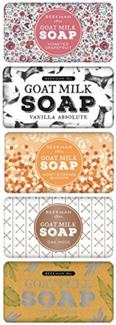 Beekman 1802 Goat Milk Bar Soap Sampler Bundle Beekman 1802 Goat Milk Bar Soap Sampler Bundle